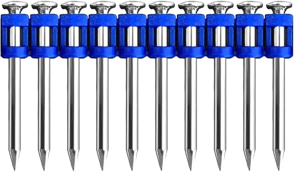 meite 12 Gauge Plastic Collated Concrete Nails Smooth Shank 