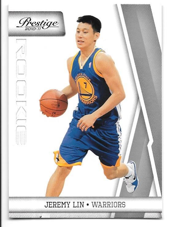 JEREMY LIN ROOKIE 2010-11 PANINI PRESTIGE 187 GOLDEN STATE WARRIORS NY KNICKS