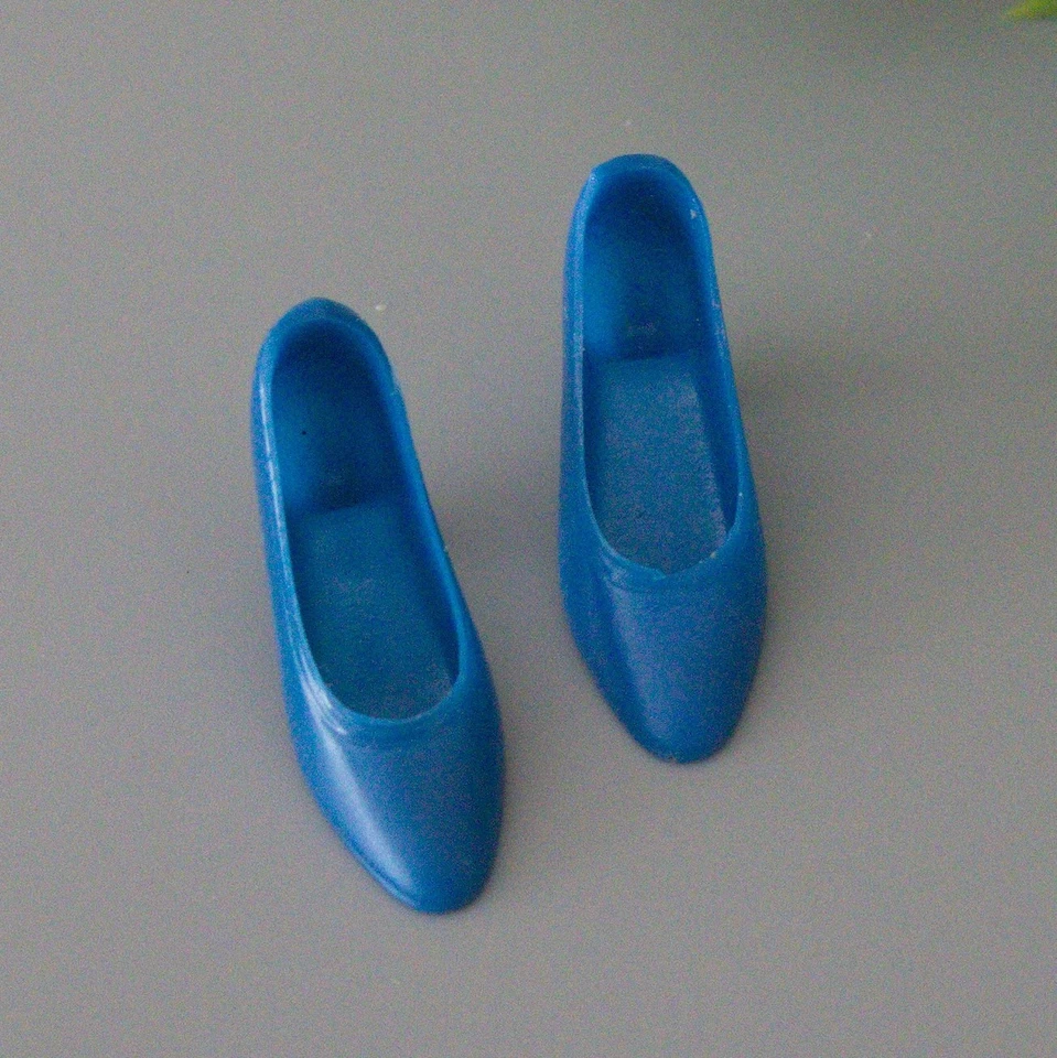 Barbie Travel in Style #1544 Difícil de Encontrar Azul Real Puntiagudo Zapatos Suaves De Colección 1966 Japón💙 Foto 4 de 4