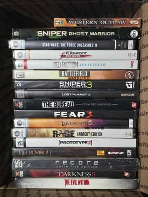 PC Games Factory Sealed DVD ROM Brand New You Pick-Choose Rare Collectiors FPS