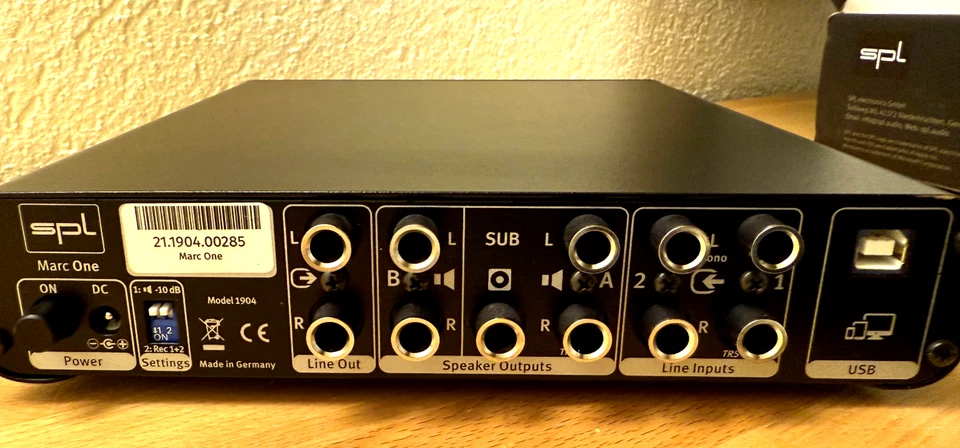 SPL Marc One  "Monitoring + Controlling Controller"  AD/DA Conv. 32 Bit 768 kHz - Bild 3 von 4