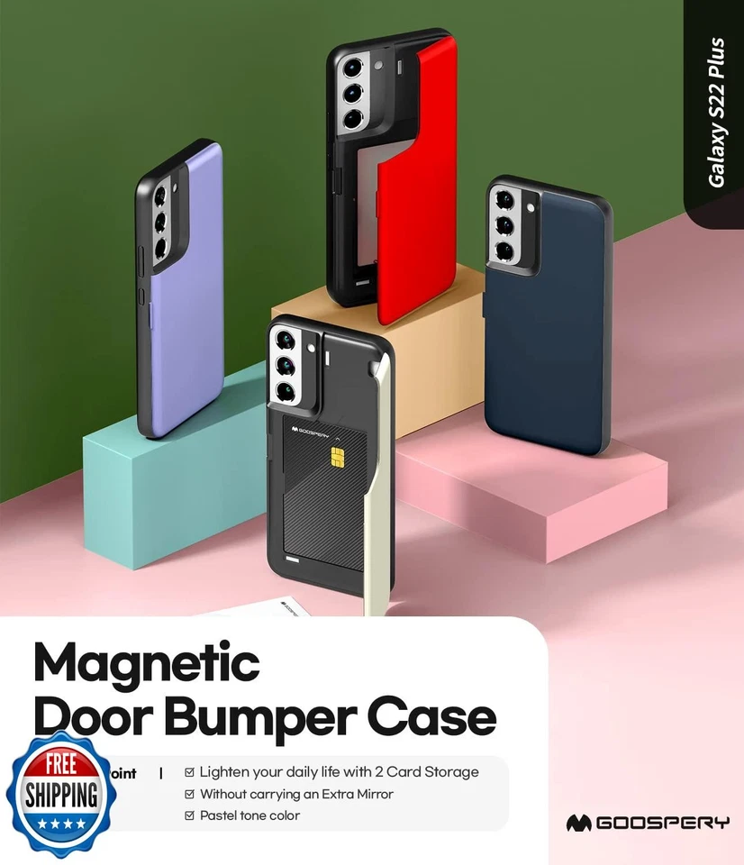 Parachoques magnético para puerta GOOSPERY compatible con carcasa Galaxy S22 Plus Foto 2 de 4