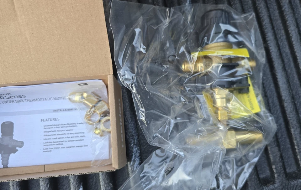 Válvula de mistura termostática universal Honeywell UMV500 LF/U Series 3/8” - Imagem 2 de 4