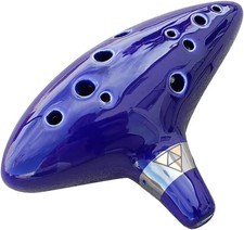 Legend of Zelda Ocarina of Time 12 Hole Alto Triforce Link Ocarina Zelda Cosplay