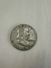 1954 Benjamin Franklin Half Dollar 50C Philadelphia No Mint Mark Circulated 90%