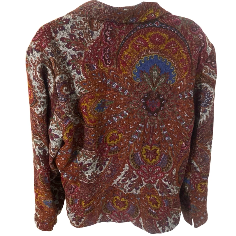 Chaqueta para mujer Coldwater Creek brocada cachemira talla grande Foto 3 de 4