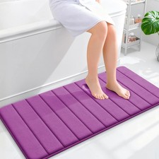 Memory Foam Long Bathroom Rugs Runner 44x20, Super Soft Absorbent
