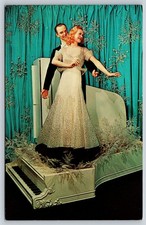 Ginger Rogers Fred Astaire Movieland Wax Museum Buena Park California Postcard