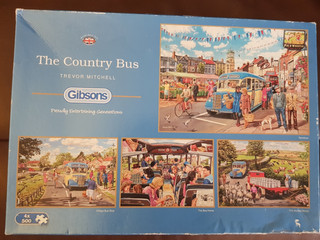 4 x GIBSONS THE COUNTRY BUS TREVOR MITCHELL SEGHETTI 500 PEZZI