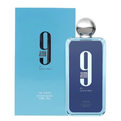 Afnan 9 AM Dive Unisex EDP, 3.4 oz, Lemon, Pink Pepper, mint, Incense, Ginger