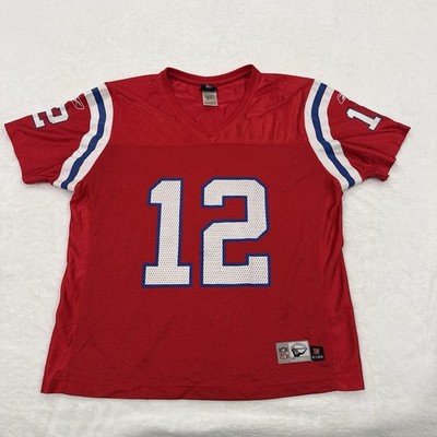 Brady 12 NFL ウニフォーム Reebok NFL Patriots Tom Brady #12 Jersey Adult XL Red Gridiron