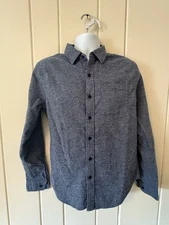 The Normal Brand Blue Cotton Flannel Button Up Shirt Men’s S