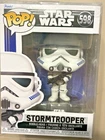 Funko Pop Star Wars #598 Stormtrooper Bobble Head Figure W Protector Episode IV