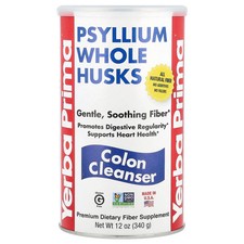 Yerba Prima Psyllium Whole Husks Colon Cleanser 12 oz 340 g Gluten-Free