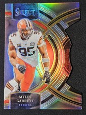 🌟MYLES GARRETT 2023 Panini Select PREMIER SILVER PRIZM DIE-CUT #152 Browns🌟