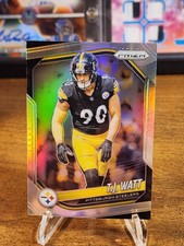 T.J Watt 2025 Panini Prizm Silver Prizm Pittsburgh Steelers no.263