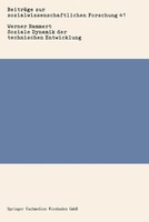 Soziale Dynamik Der Technischen Entwicklung Werner Rammert Taschenbuch Xi 1983