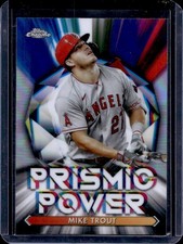 2021 Topps Chrome Mike Trout Prismic Power #PP-2 Angels