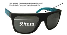 SFx Replacement Sunglass Lenses fits Arnette Witch Doctor AN4177 Rare Flat - 5
