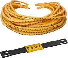 2000 Pcs Cable Marker Label Tube Set Cable Wire Marker 0 to 9 Marking Tool 