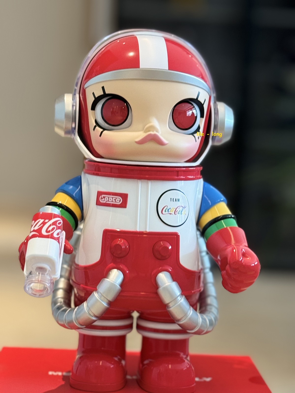 Authentic PopMart Coco Cola Mega Space Molly 400% Doll Toy Figurine Gift
