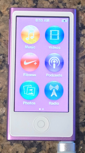 PURPLE Apple iPod Nano 16GB 7th gen A1446, As Is, READ!  - Picture 2 of 15