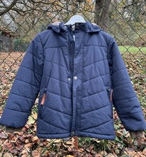 Mini A Ture Copenhagen – gesteppte Funktions-Winterjacke dunkelbau, Gr. 140