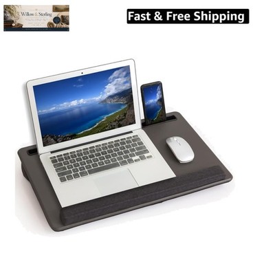 Lap Desk Home Office Lap Desk Portable Laptop Desk for Left Right - Handers w...