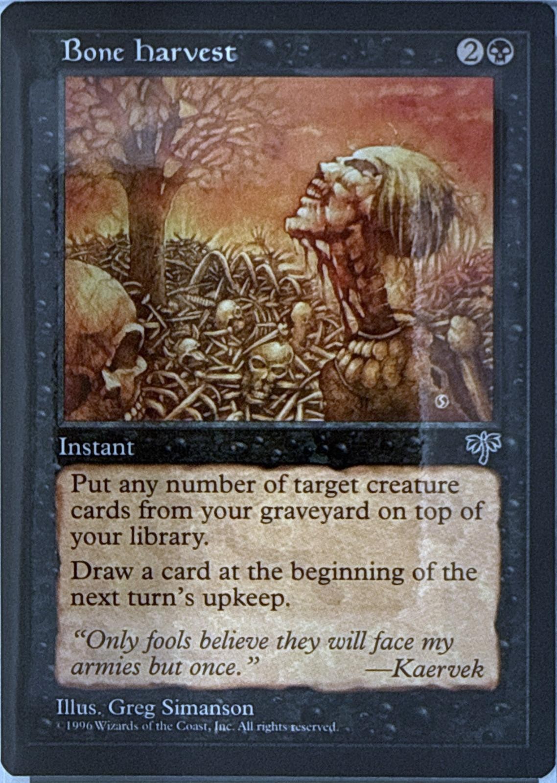 BONE HARVEST 19 COMMON BEATDOWN BOX SET MAGIC: THE GATHERING NM/M