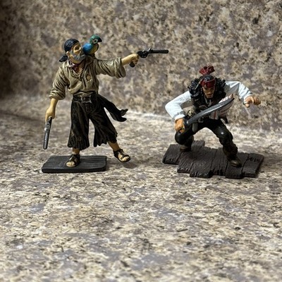 pirates of the caribbean figures Jack Sparrow And Cotton At Worlds End 2007