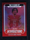 2024 Panini Absolute Football Spectrum Red Jayden Daniels #I-JDS