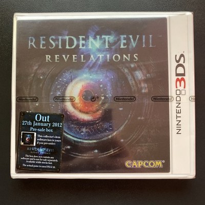 Resident Evil Revelations Nintendo 3DS Pre Sale Promo Box Lenticular OHNE SPIEL