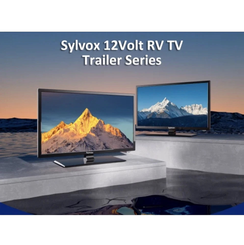 SYLVOX 27 inch RV TV 1080P 12 Volt TV Built-in APP Store DVD Player - Image 2 of 4