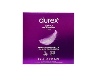 Durex Extra Sensitive Thin Condoms - 24-count