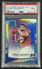 PATRICK MAHOMES II PSA 9 2017 PANINI DONRUSS OPTIC #177 HOLO PRIZM ROOKIE 128