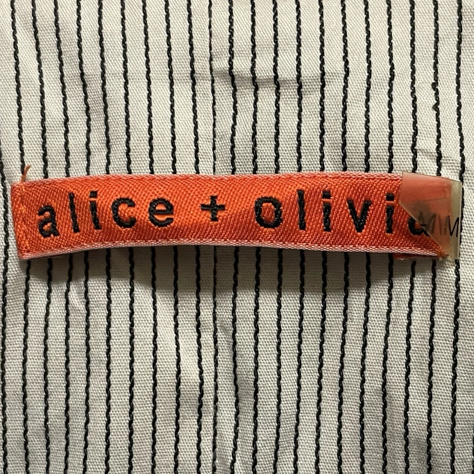 Chaqueta Jeans ALICE + OLIVIA Gris Estilo Militar Envejecido Talla M Foto 4 de 4