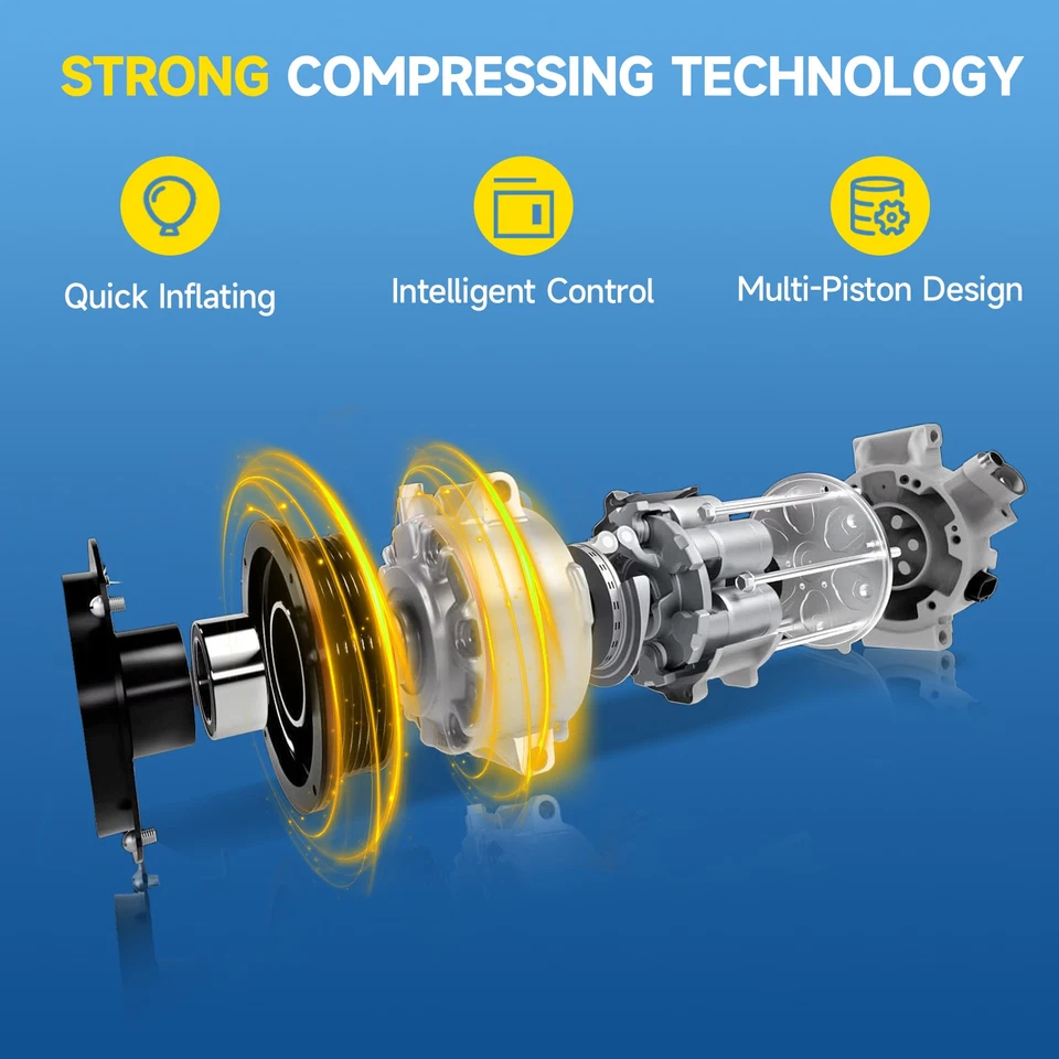 CO11185MC-KTC A/C Air Conditioner Compressor w/ Clutch for 1983-86 Chevy Camaro - Image 4 of 4