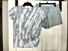 Girls Abercrombie Kids Blue Fleece Shorts 15/16