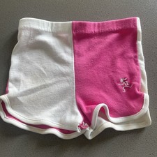 Vintage Hit Label by St. One Kids Shorts Size 5 Pink White Two-Tone Made in USA