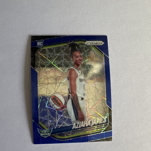Panini WNBA Prizm 2025 Aziaha James Dallas Wings Blue Rookie Card #141