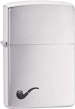 Zippo Pipe Lighter - Brushed Chrome 200PL