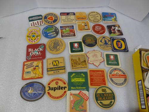 Vintage Lot 195 Bier Pappdeckel Untersetzer Europa Deutsch USA Selten Unikat 3 Pfund - Bild 10 von 14