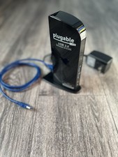 Plugable UD-3900 USB 3.0 Dock | Dual Monitor | HDMI & DVI | w/ Power & USB Cable