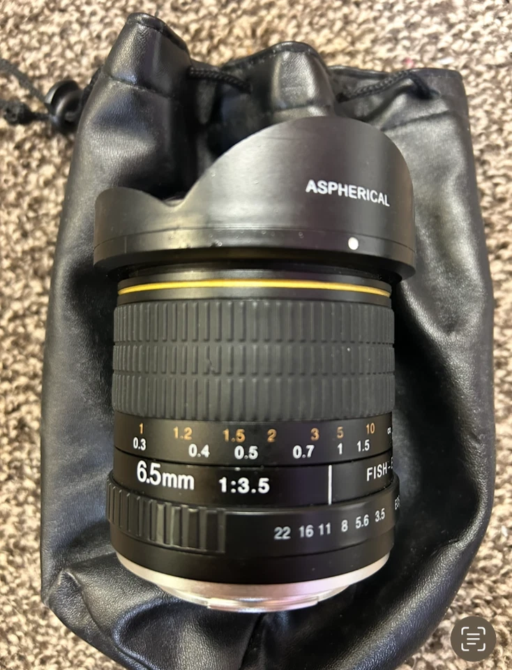 Opteka 6.5mm f/3.5 MF MC ASP Lens For Nikon - Image 3 of 4
