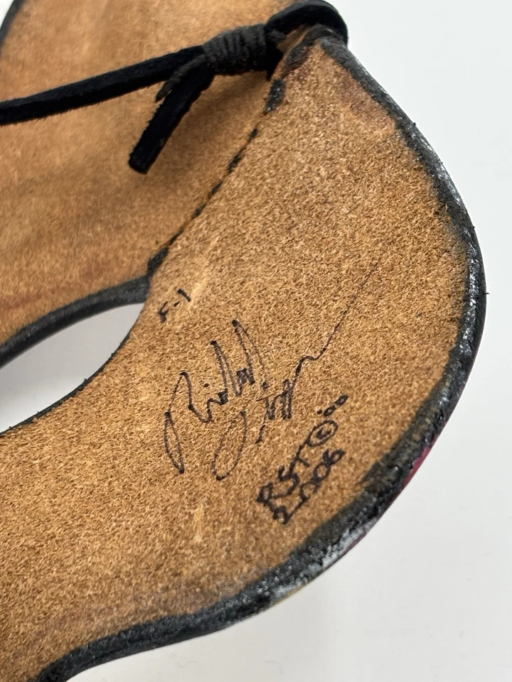 Máscara de cuero hecha a mano de colección RST 00 máscara de Mardi Gras/halloween firmada por zorro Foto 3 de 4