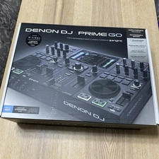 Denon DJ PRIME GO Double Deck Rechargeable Smart DJ Console w.  ProX Case
