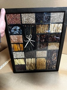 Vintage Dried Spice's  Shadow Box  70's Revisted Kitschy Farm style Country