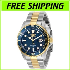 Sophisticated Men's Pro Diver Watch with Uni-Directional Bezel & Safety Clasp