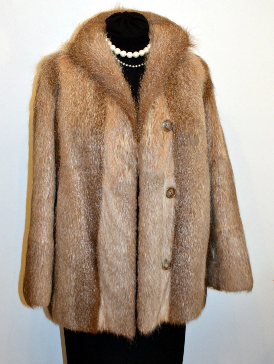 Nutria fur deals coat ebay