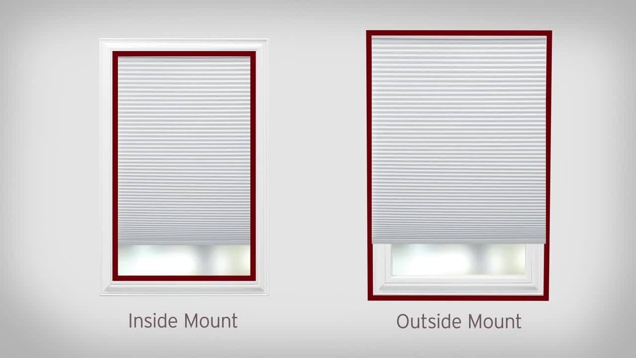 Custom Cut Home Decorators Shadow White Blackout Cordless Cellular Shade